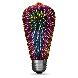 Infinity 3D Fireworks LED Light Bulb