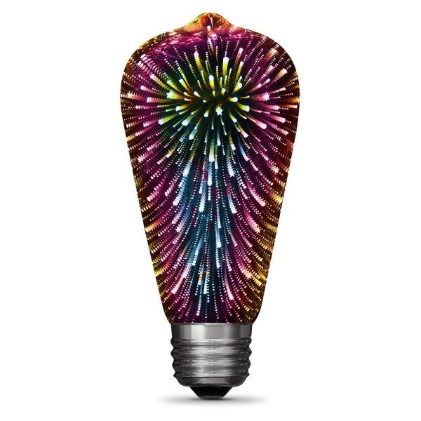 Infinity 3D Fireworks LED Light Bulb