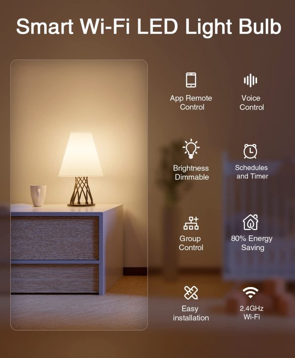 LED Bulb Compatible with Alexa & Google Home - Image 2